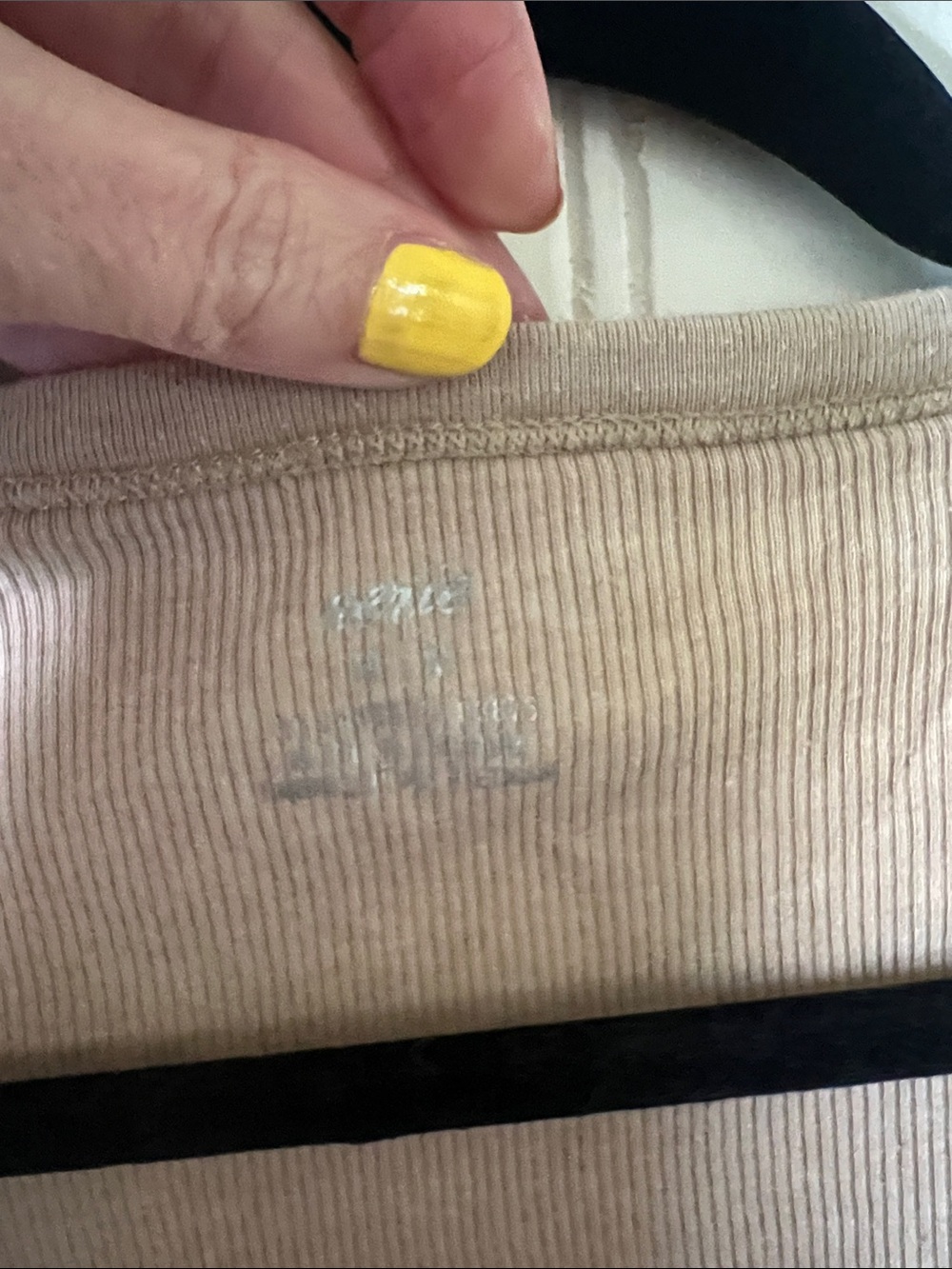 Aerie Sleeveless Ribbed Henley Tank Top in Tan - Picture 2 of 2